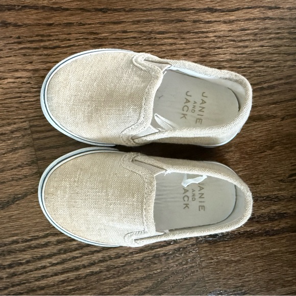 Janie and Jack Other - Janie and Jack Kids Beige Slip-On Sneakers
